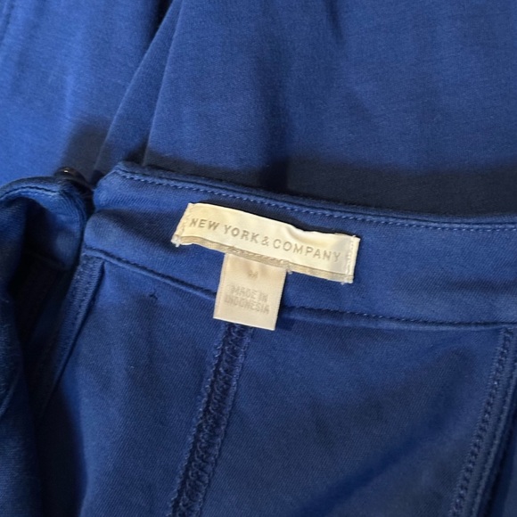 Royal Blue New York & Company Cut Out Cotton Sheath Dress - Picture 7 of 7